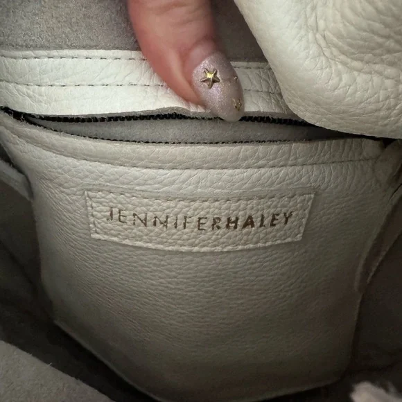 Jennifer Haley Bags Genuine Leather Boho Fringe  Bag in Cream, Brown, and Tan - Picture 7 of 11